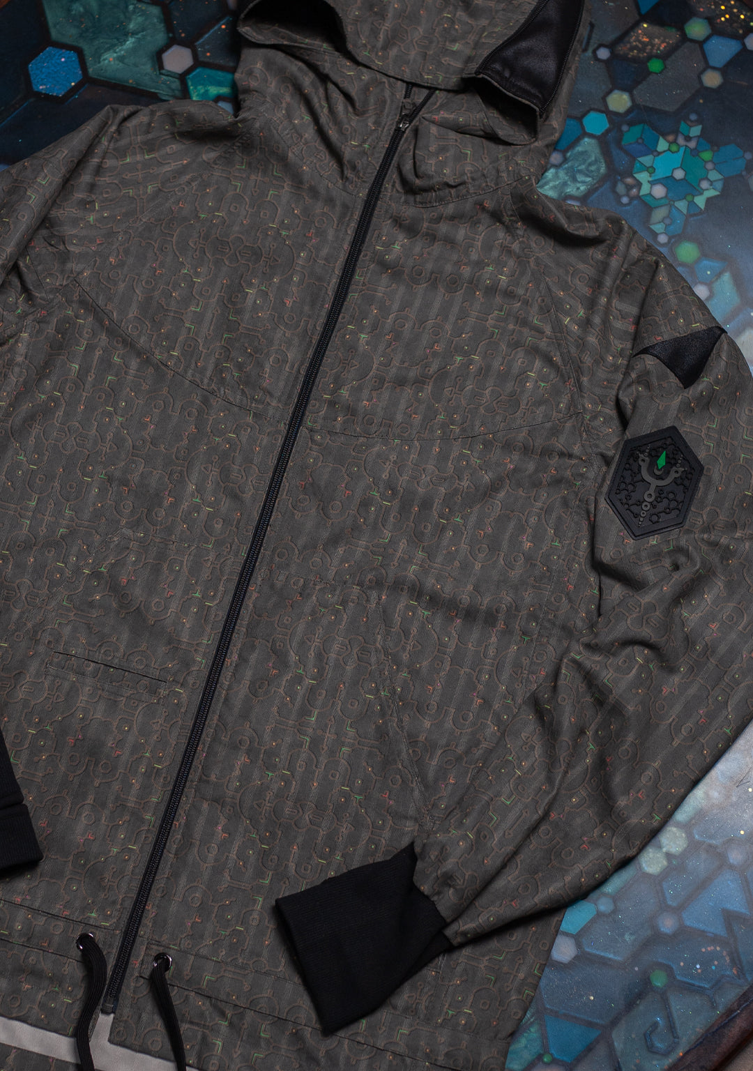 Hoodie Men / NEPTUNE Microfiber - REBIRTH OF IKARO Forest